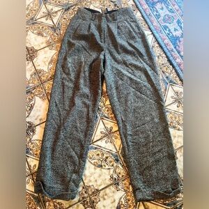 DKNY high waisted pants size 8 - 12 inch waist (size 4 / 24)  vtg vintage tweed